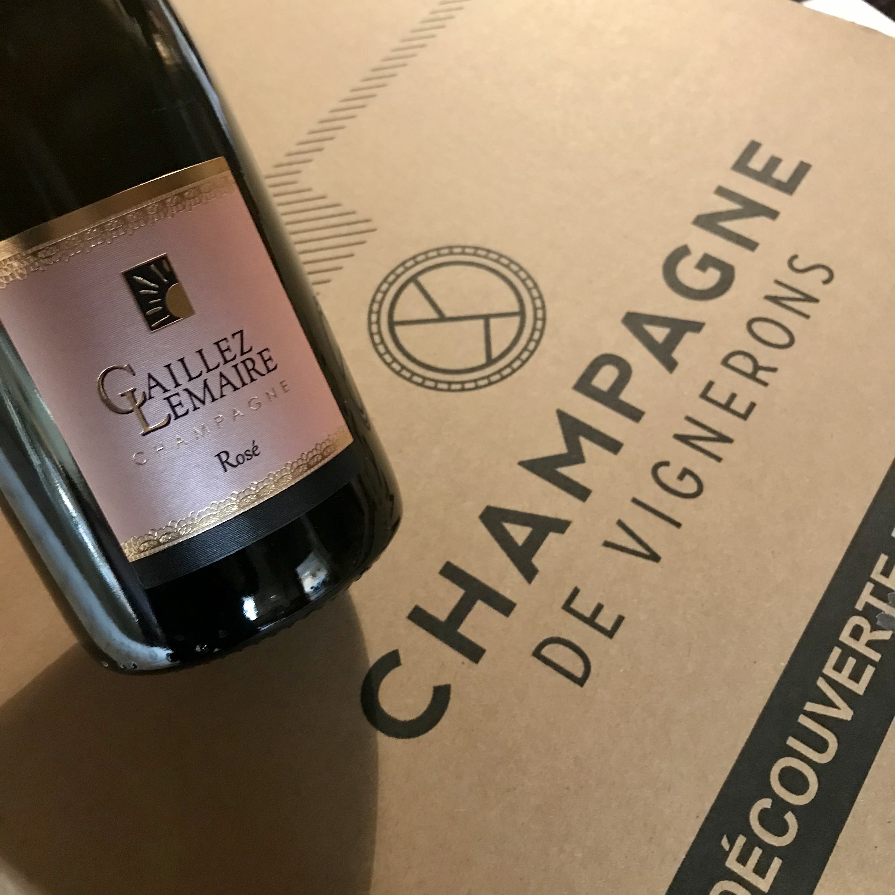 Champagne Rosé expédition