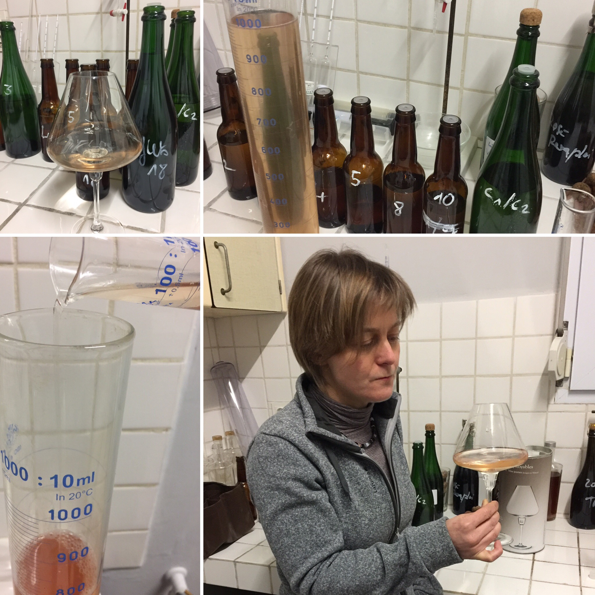 Blending 2018 Harvest 2017 Champagne Caillez Lemaire Virginie Vanpoperinghe tasting